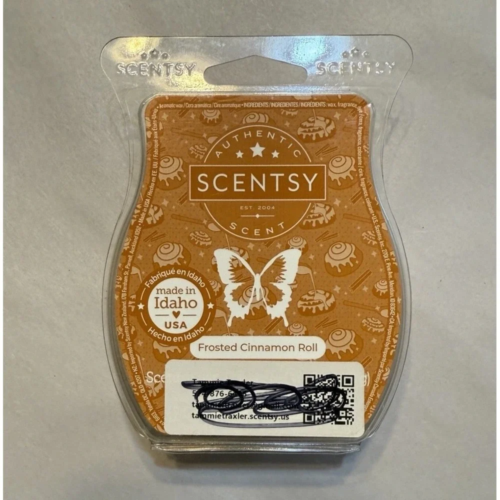 Lot Of 6 Fall Scentsy Bars Autumn Cozy‎ Harvest Cider Spooky Cinnamon Roll Apple